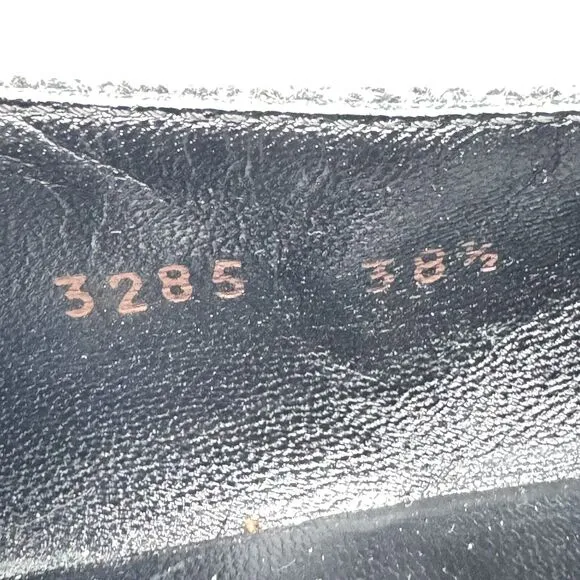 PRADA Women’s Loafers Wool Flats Gray Shoes Square Toe Italy 38.5 US 8.5 EU 39.5