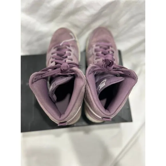 Pre Owned Nike Dunk Low Violet Dust Basketball Sneakers Size 10.5 Lace Up