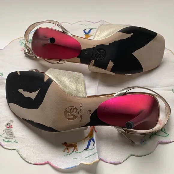 PS Paul Smith high heel sandals NWOT Size 38