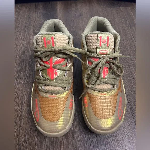 Puma LaMelo Ball MB.01 Golden Child (PS) Little Kids Sneakers Size‎ 7 Basketball