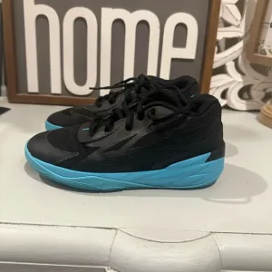 Puma Mb.02 Basketball  Youth Boys Black Sneakers Athletic Shoes size 1Y