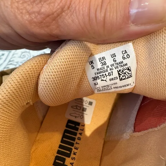 Puma Scoot Zeros Georgia Peach &amp; Green Sneakers - Big Boy
