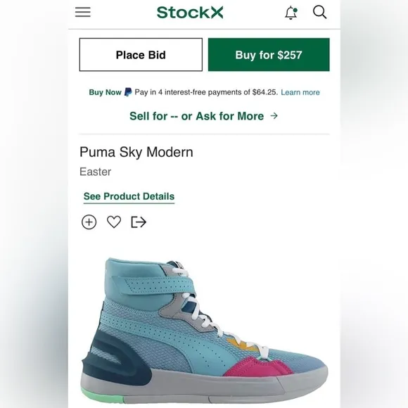Puma Sky Modern Easter Sneakers