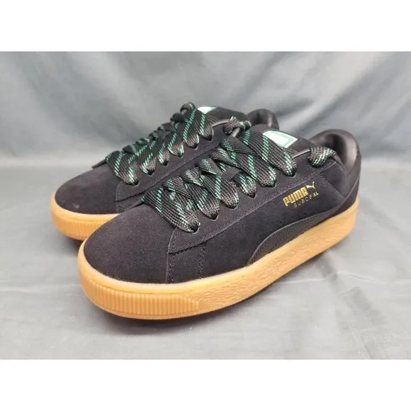 Puma Suede XL Skate Jr Sneakers Black Vine Gum Boys Size 6 NEW NO BOX!