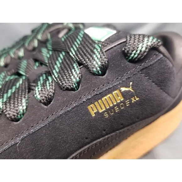 Puma Suede XL Skate Jr Sneakers Black Vine Gum Boys Size 6 NEW NO BOX!
