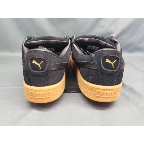Puma Suede XL Skate Jr Sneakers Black Vine Gum Boys Size 7 NEW NO BOX!