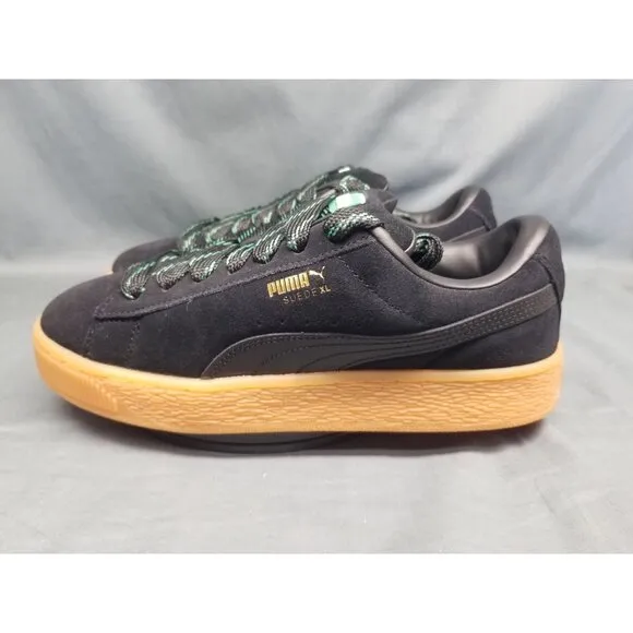 Puma Suede XL Skate Jr Sneakers Black Vine Gum Boys Size 7 NEW NO BOX!