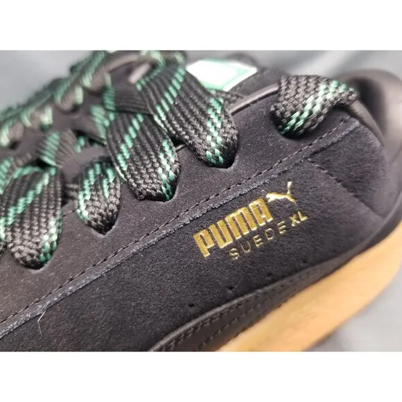 Puma Suede XL Skate Jr Sneakers Black Vine Gum Boys Size 7 NEW NO BOX!