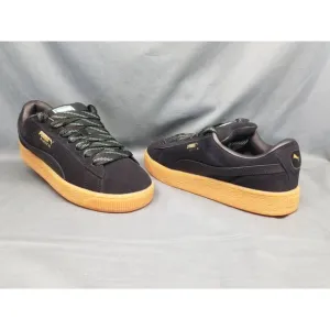 Puma Suede XL Skate Jr Sneakers Black Vine Gum Boys Size 7 NEW NO BOX!