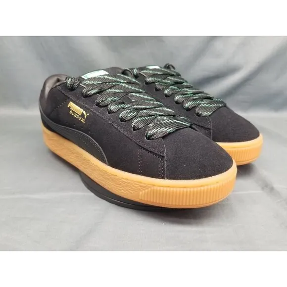 Puma Suede XL Skate Jr Sneakers Black Vine Gum Boys Size 7 NEW NO BOX!