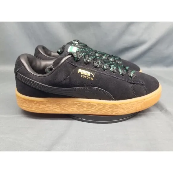 Puma Suede XL Skate Jr Sneakers Black Vine Gum Boys Size 7 NEW NO BOX!