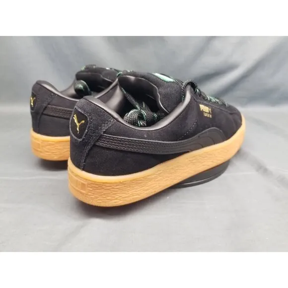 Puma Suede XL Skate Jr Sneakers Black Vine Gum Boys Size 7 NEW NO BOX!