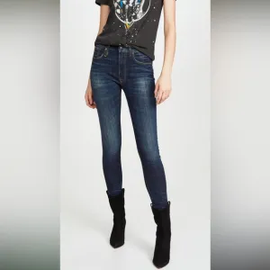 R13 Alison Crop Skinny Jeans in Barnet Wash