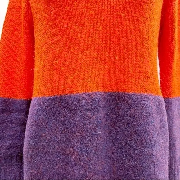 Rag &amp; Bone Britton Stripe Colorblock Midi Sweater Dress Size Medium