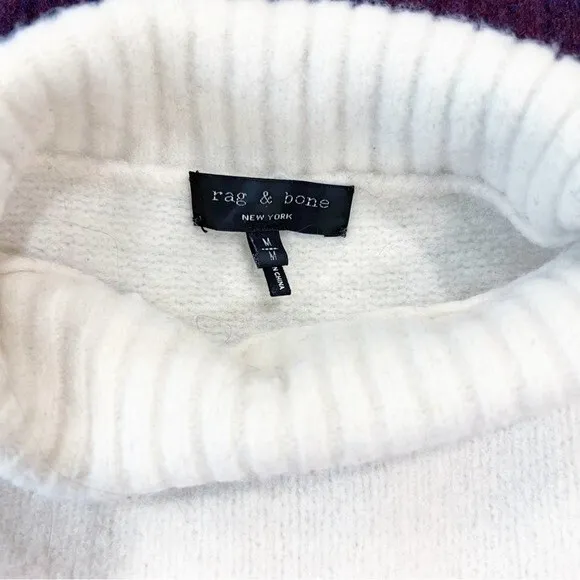 Rag &amp; Bone Britton Stripe Colorblock Midi Sweater Dress Size Medium
