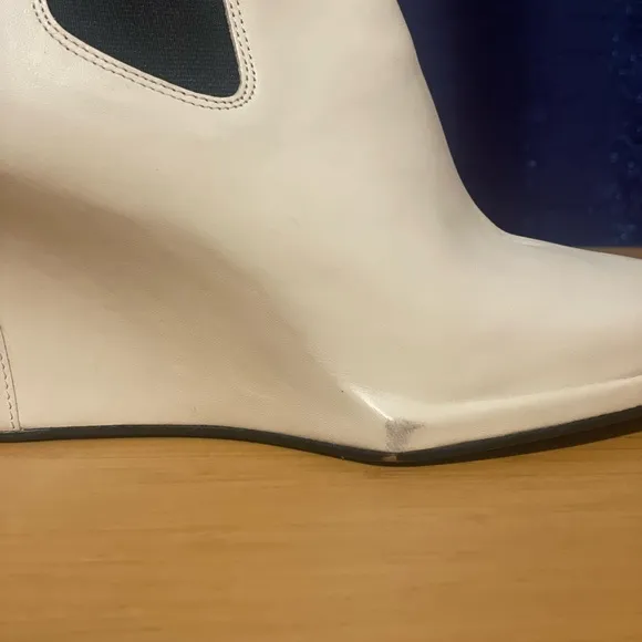 Rag &amp; Bone Eclipse Pointed Toe Wedge Leather Chelsea Boots