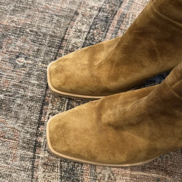 Rag &amp; Bone • Suede Axel Stacked Heel Ankle Boots