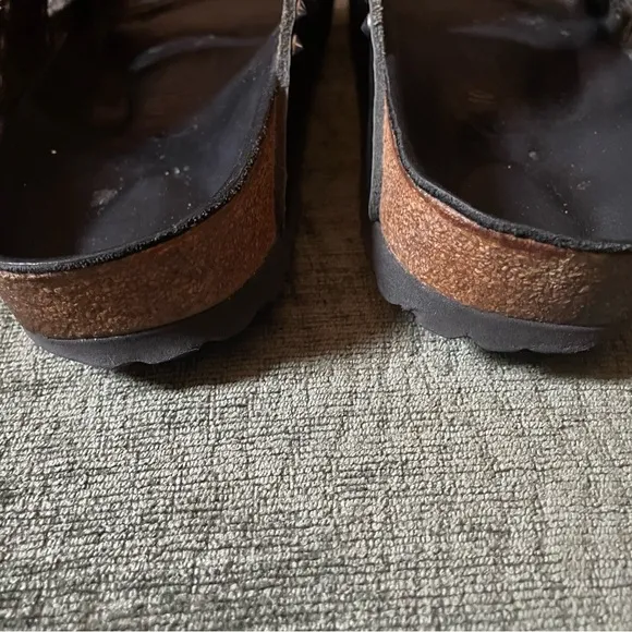 RARE BIRKENSTOCK Black Studded Sandals