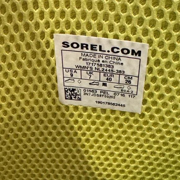 Rare! Like New, Sorel Joan of Arctic Rain Wedge Boots