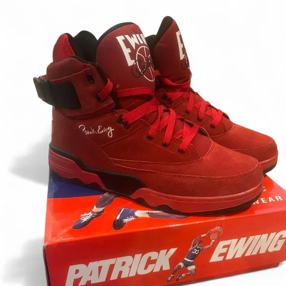 Red Ewing 33 Sneakers