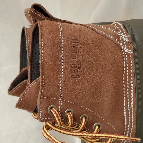 RED HEAD Insulated Waterproof Leather Brown Lace-Up Boots SIZE: 8