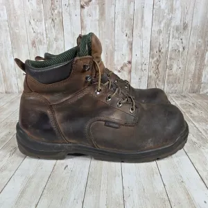 Red Wing Waterproof Work Boots Steel Toe EH Safety Brown Leather 11.5