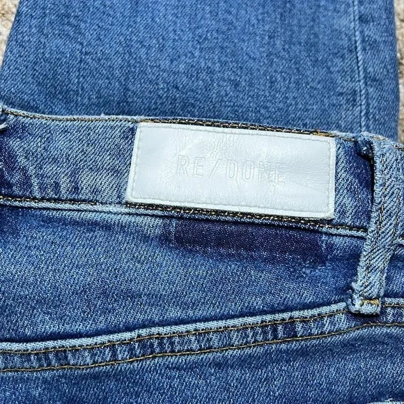RE/DONE 90's High Rise Ankle Crop In SAF