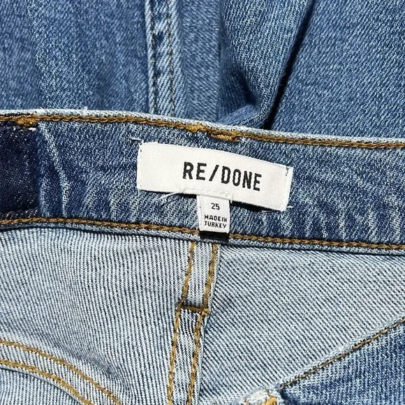 RE/DONE 90's High Rise Ankle Crop In SAF