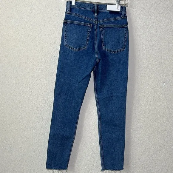 RE/DONE 90's High Rise Ankle Crop In SAF