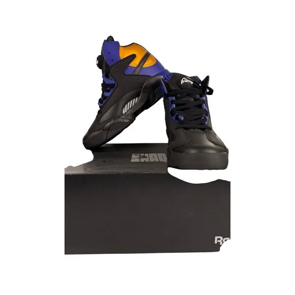Reebok Mens Shaq Attaq &quot;Los Angeles Lakers&quot; Basketball Sneakers - US 8.5 GY7127