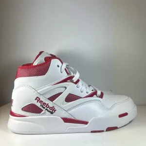 Reebok Pump Omni Zone 2 White Red Basketball Sneakers Men’s Size 9