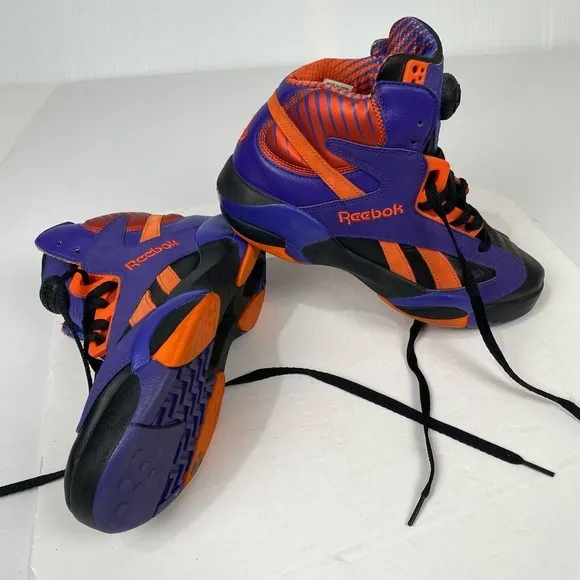 Reebok Shaq Attaq‎ Phoenix Size 9 - THE pump multicolor Basketball Sneakers