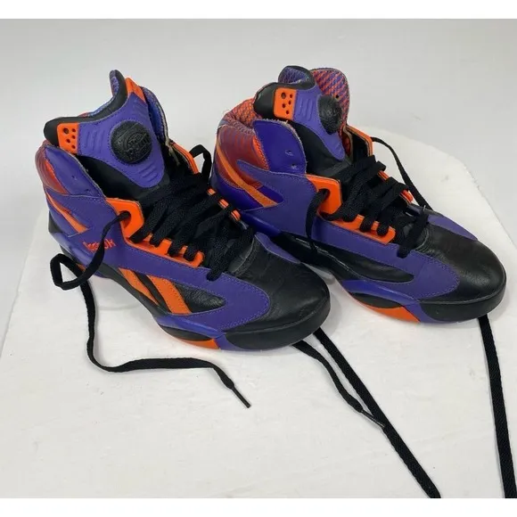Reebok Shaq Attaq‎ Phoenix Size 9 - THE pump multicolor Basketball Sneakers