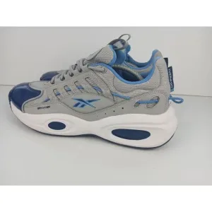 Reebok Solution  Blue Gray White Allen Iverson Basketball Sneakers Men's Sz 9.5