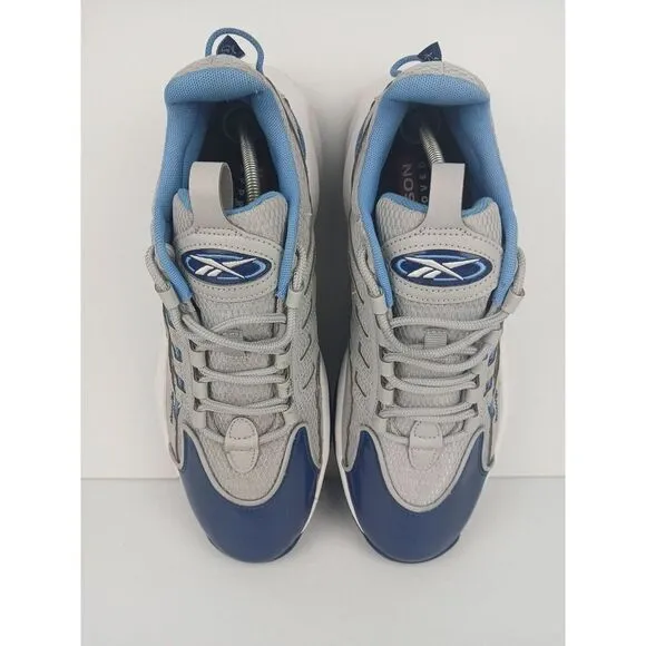 Reebok Solution  Blue Gray White Allen Iverson Basketball Sneakers Men's Sz 9.5