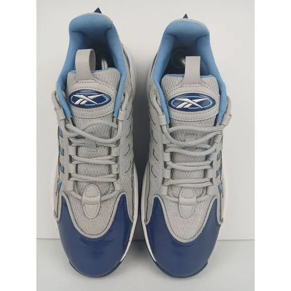 Reebok Solution  Blue Gray White Allen Iverson Basketball Sneakers Men's Sz 9.5
