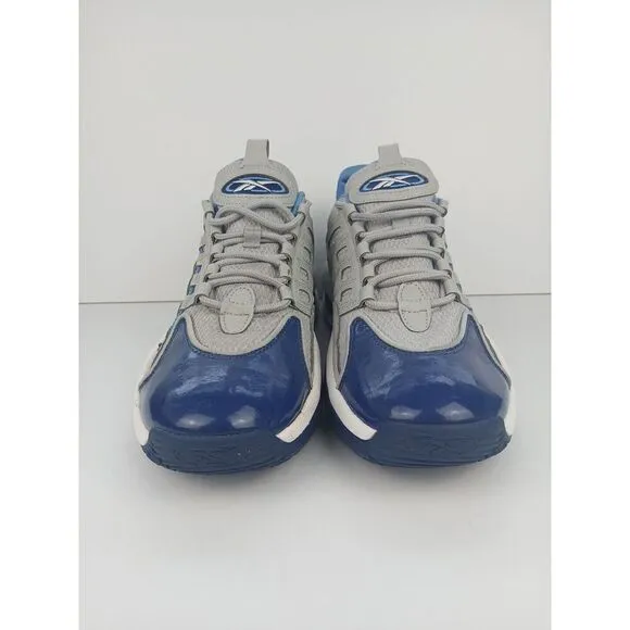 Reebok Solution  Blue Gray White Allen Iverson Basketball Sneakers Men's Sz 9.5