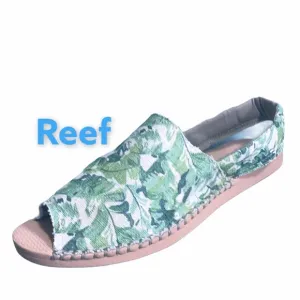 REEF SANDALS Comfortable Beach Walk Bohemian Chic Casual Vacation Slip on 8.5