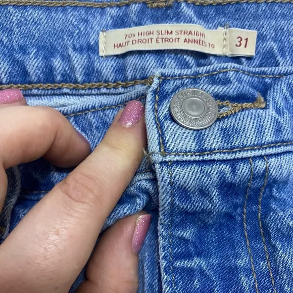 REVOLVE Levi’s Premium - 70’s High rise slim straight jeans