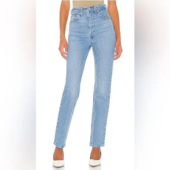 REVOLVE Levi’s Premium - 70’s High rise slim straight jeans