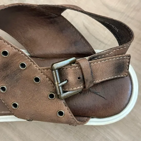 Roan Bed Stu Sandals Brown Size 7