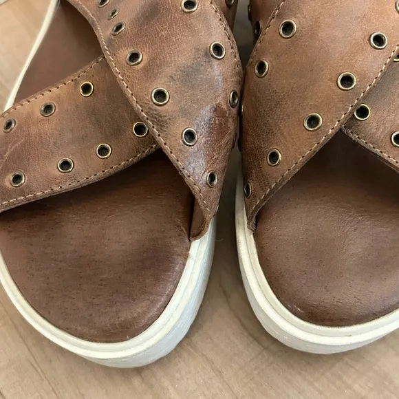 Roan Bed Stu Sandals Brown Size 7