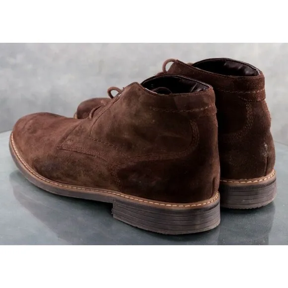 Rockport Classic Break Men's Chukka Boots Size 9 Suede Brown