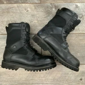 Rocky Men’s Sz 10M Black Boots Combat Tactical Waterproof Leather Oil Resistant