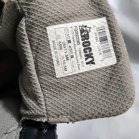 ROCKY Waterproof with Vibran soles Combat Boot, Style 2080
