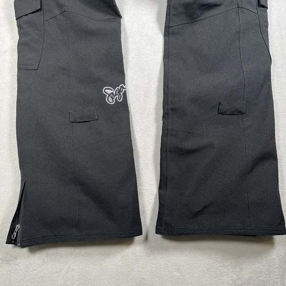 SAGA Outerwear Pants Women's M Black Snowboard/Ski Bottoms Fatigue 2L Series EUC