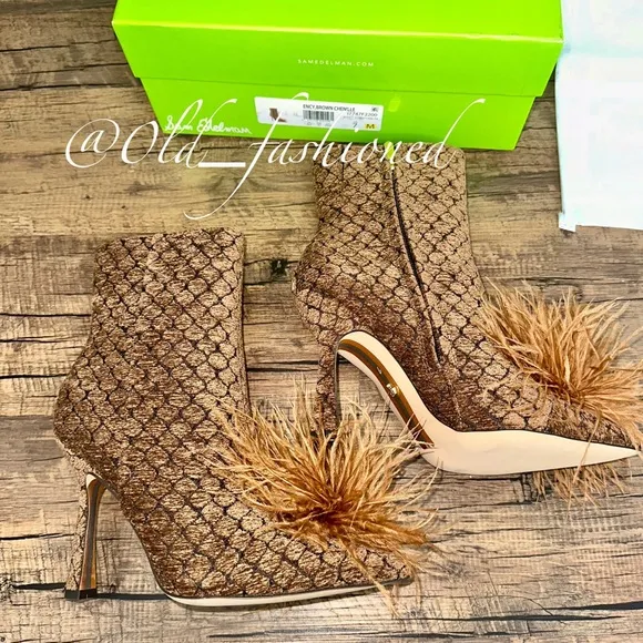 SAM EDELMAN Feather Boots - Price Firm
