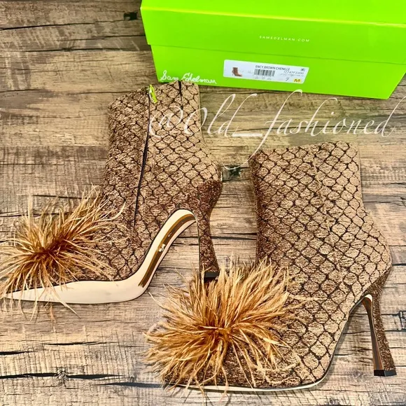 SAM EDELMAN Feather Boots - Price Firm