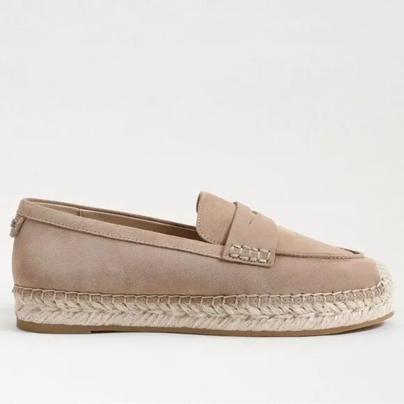 Sam Edelman Kai Slip-On Espadrille Loafers in Tuscan Taupe, Size 7