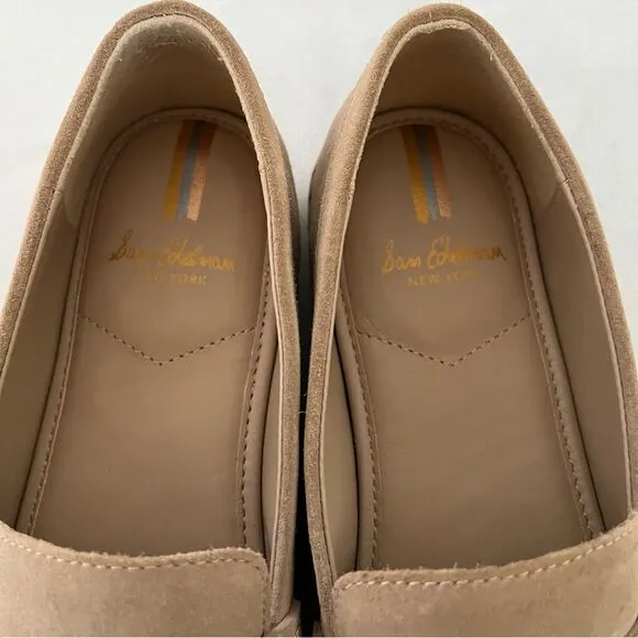 Sam Edelman Kai Slip-On Espadrille Loafers in Tuscan Taupe, Size 7